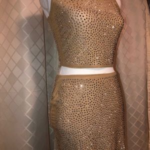 Stud mini dress